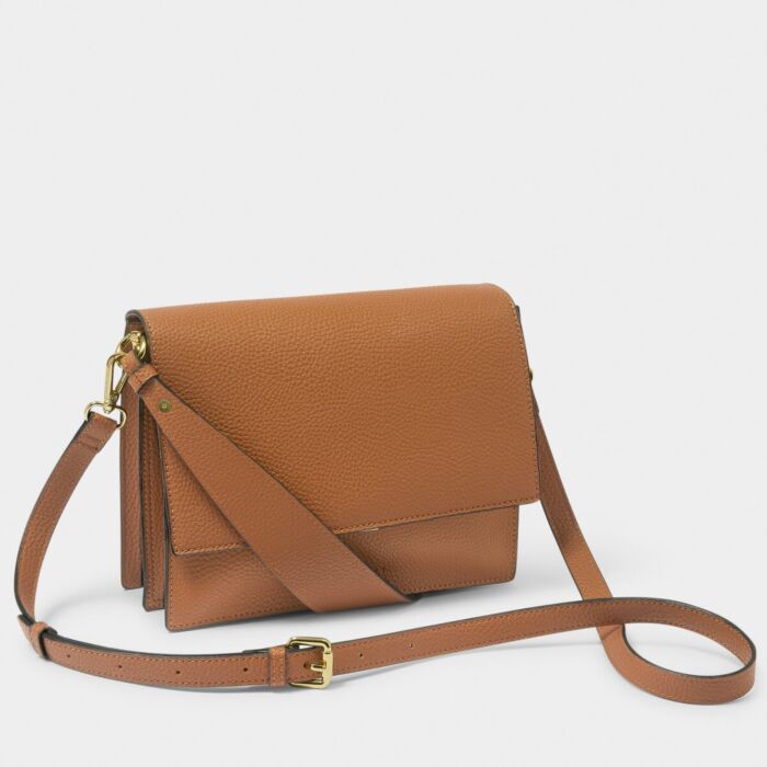 Katie Loxton Orla Crossbody Bag - Cognac